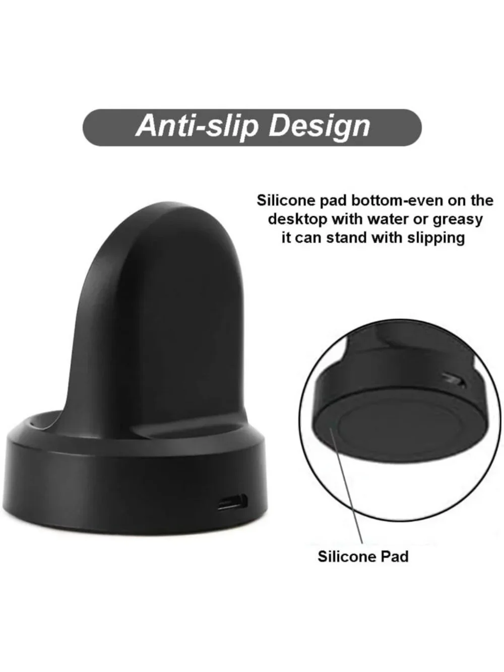 Smartwatch Charging Dock for Gear S3 Classic/Frontier - 2-Pack Cradle Charger